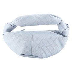 Bottega Veneta Double Knot Hobo Intrecciato Effect Jacquard Mini