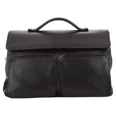 Bottega Veneta Double Pocket Briefcase Leather Large