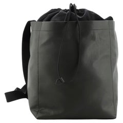 Bottega Veneta Drawstring Crossbody Bag Leather with Nylon