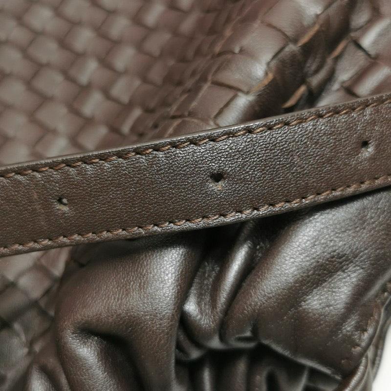 Bottega Veneta Drawstring Dark Chocolate Brown Intrecciato Large Crossbody Bag 5