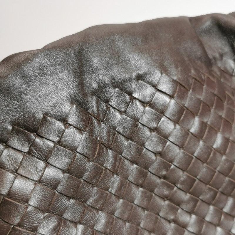 Bottega Veneta Drawstring Dark Chocolate Brown Intrecciato Large Crossbody Bag 8