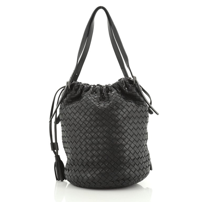 Bottega Veneta Drawstring Tassel Bucket Bag at 1stDibs