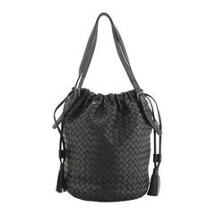 Bottega Veneta Drawstring Tassel Bucket Bag