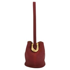 Bottega Veneta Drop Pony-style calfskin leather Gold Hardware Wristlet Clutch