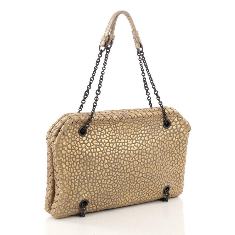 Brown Bottega Veneta Duo bag Intrecciato Nappa