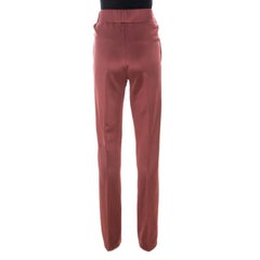 Bottega Veneta Dusky Pink Seamed Track Pants M