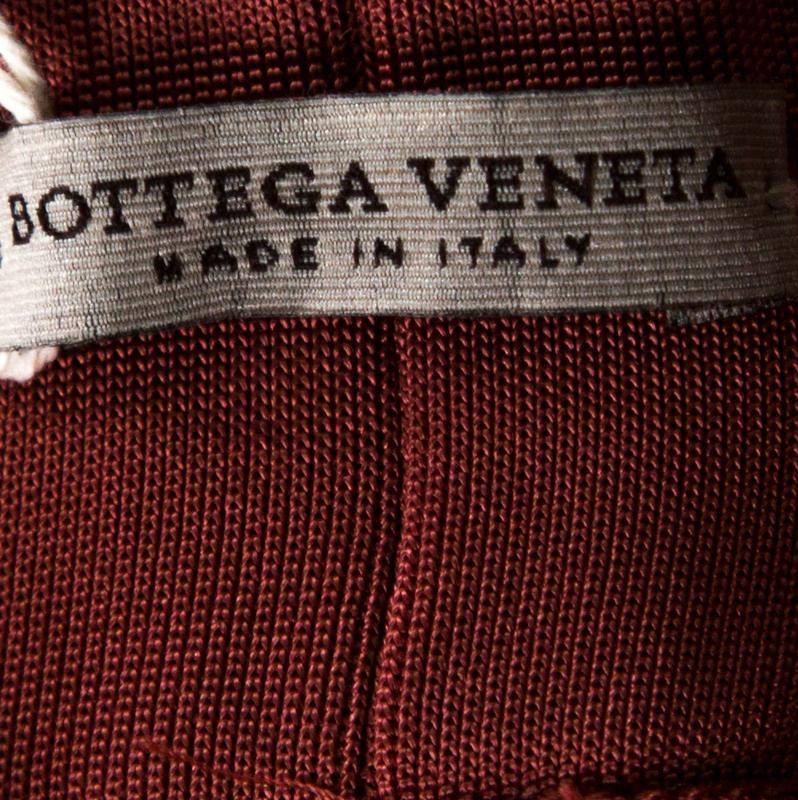 Brown Bottega Veneta Dusky Pink Seamed Track Pants M For Sale