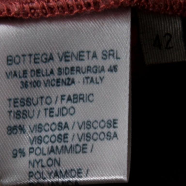 De las mujeres Bottega Veneta Pantalones de chándal con costuras rosa oscuro M en venta