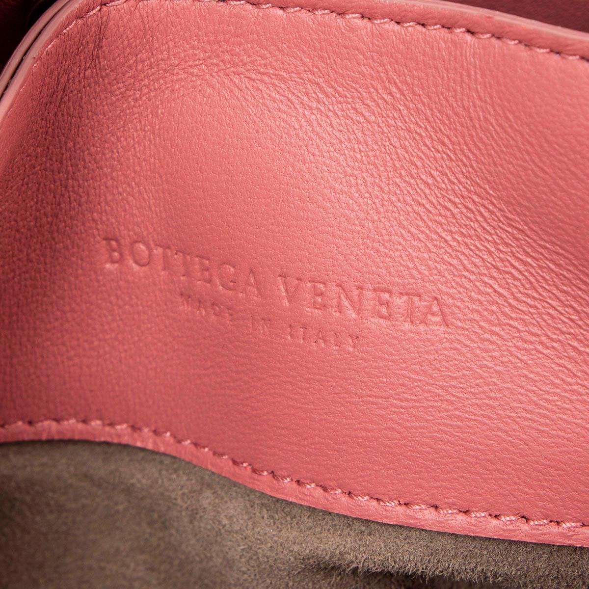 Women's BOTTEGA VENETA dusty pink 2017 ROMA SMALL EMBROIDERED INTRECCIATO & AYERS Bag