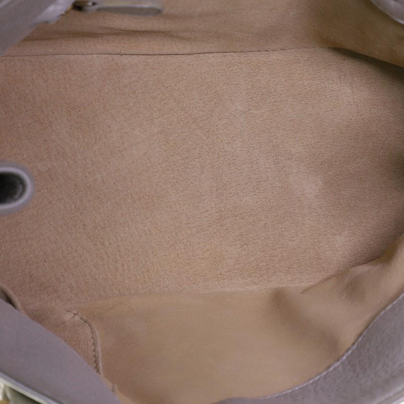 Bottega Veneta East West Tote Leather with Intrecciato Snakeskin Detail Large 1