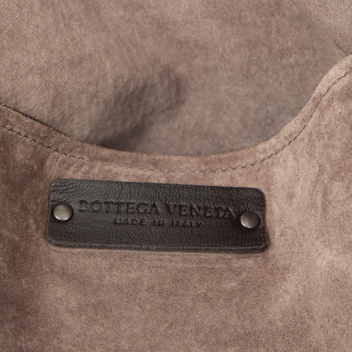 BOTTEGA VENETA Ebene brown INTRECCIATO CRESTA LARGE Tote Bag 4