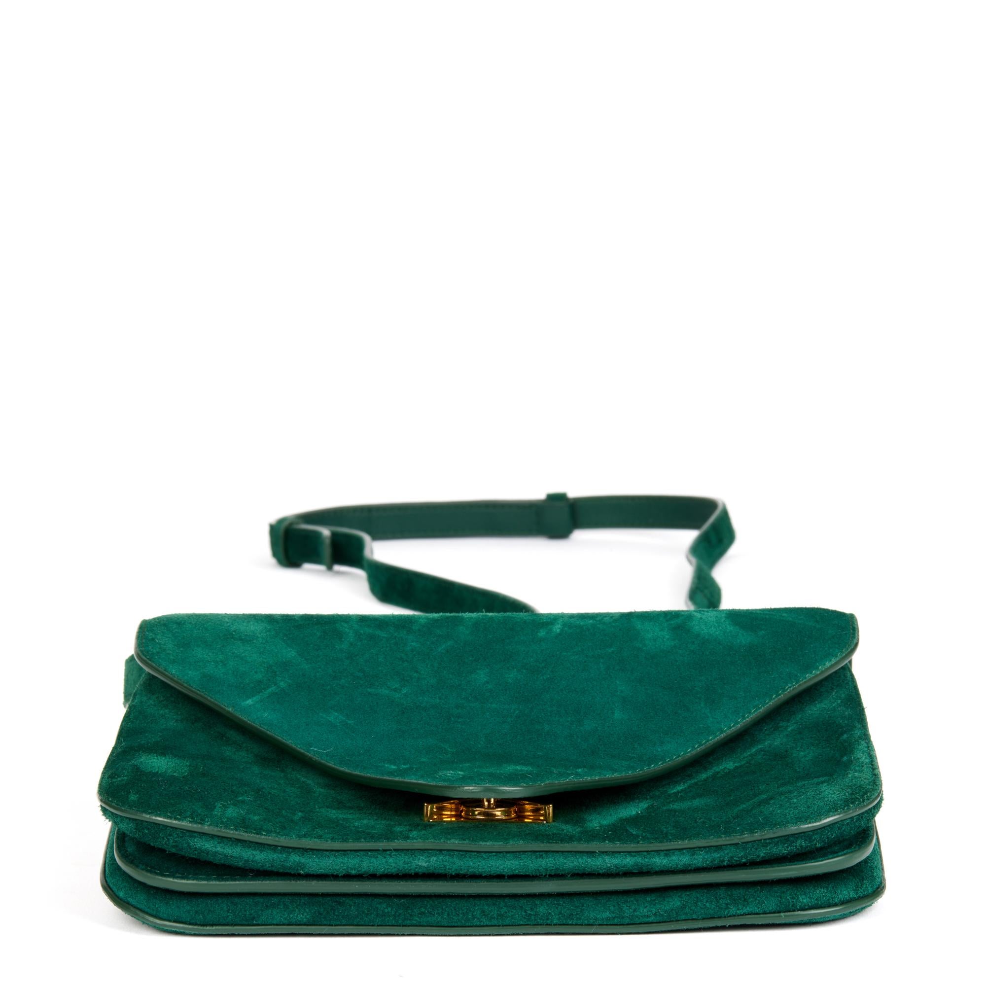 emerald green handbag