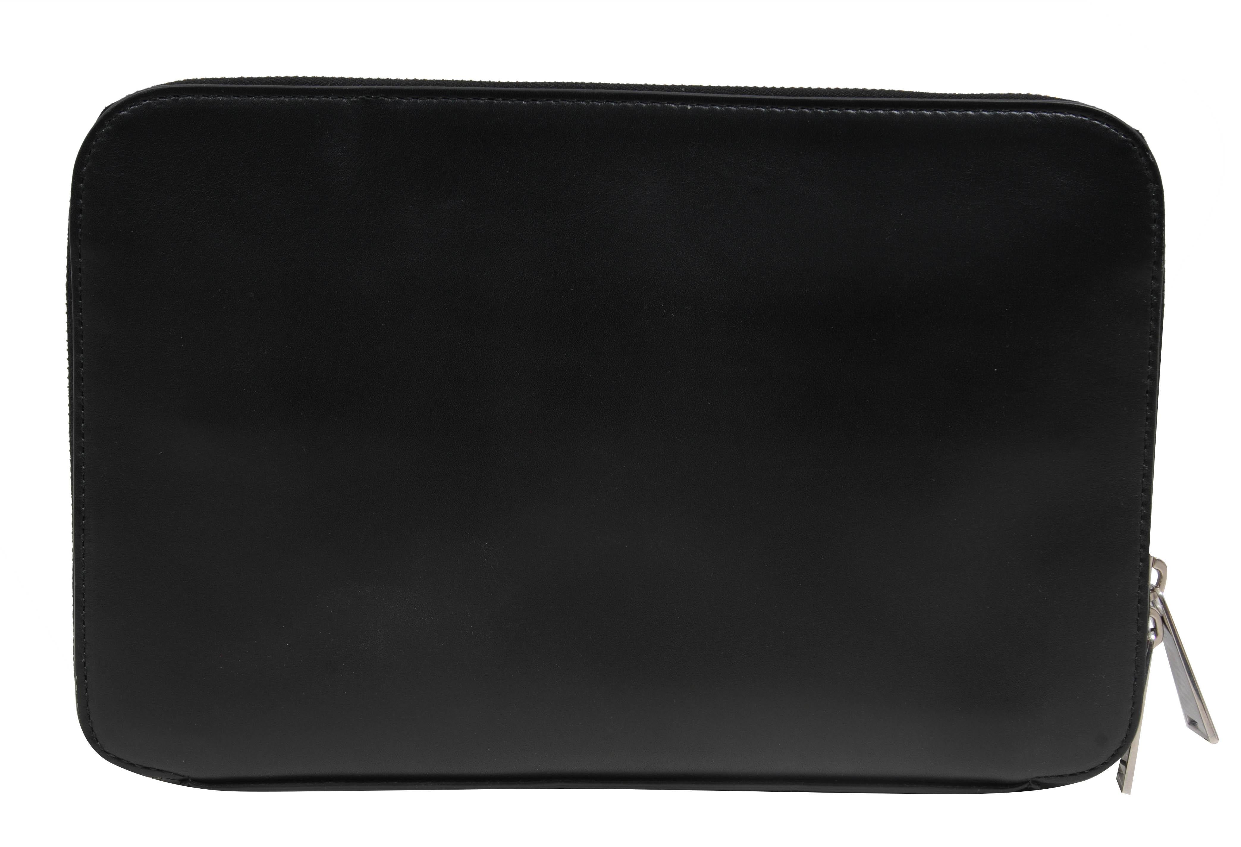 Bottega Veneta Umschlag Clutch Schwarz Krokodilriemen Kartenschlitz Herrenetui im Zustand „Neu“ im Angebot in North Miami, FL