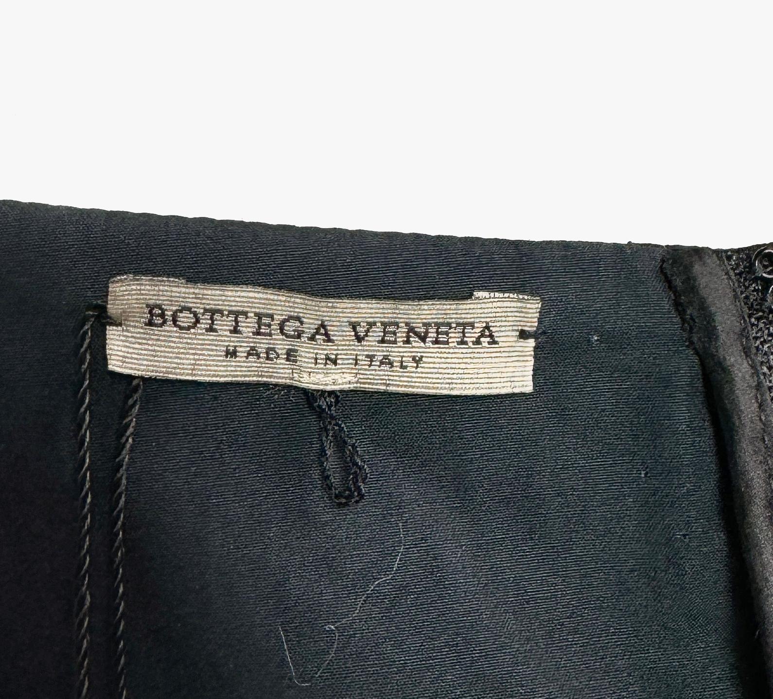 Schwarzes Abendkleid von Bottega Veneta im Angebot 2