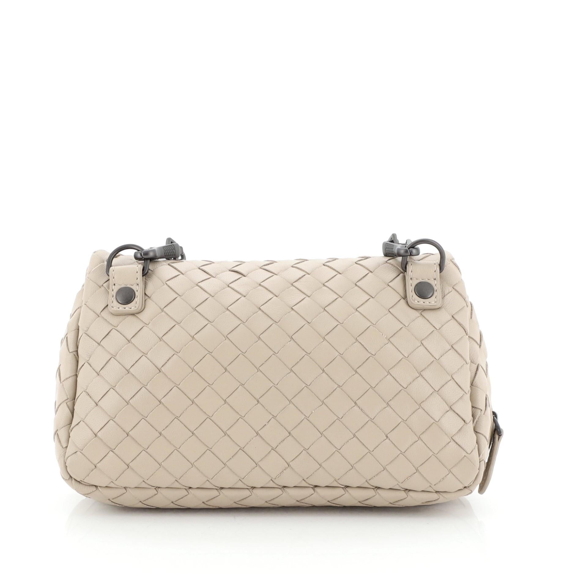 bottega veneta intrecciato small chain crossbody bag