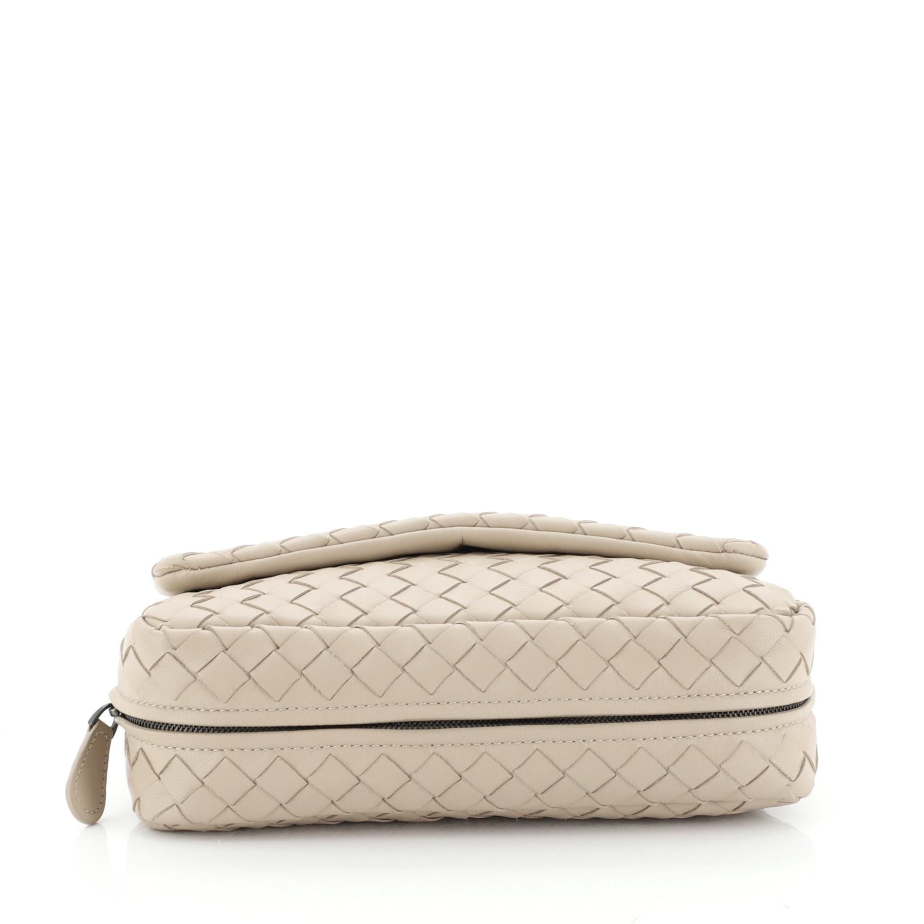 nappa small purse with chain