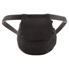 Bottega Veneta Flap Belt Bag Intrecciato Nappa Small