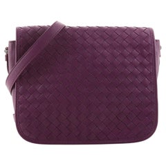 Bottega Veneta Flap Crossbody Bag Intrecciato Nappa Small