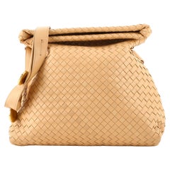 Bottega Veneta Fold Crossbody Bag Intrecciato Leather Medium