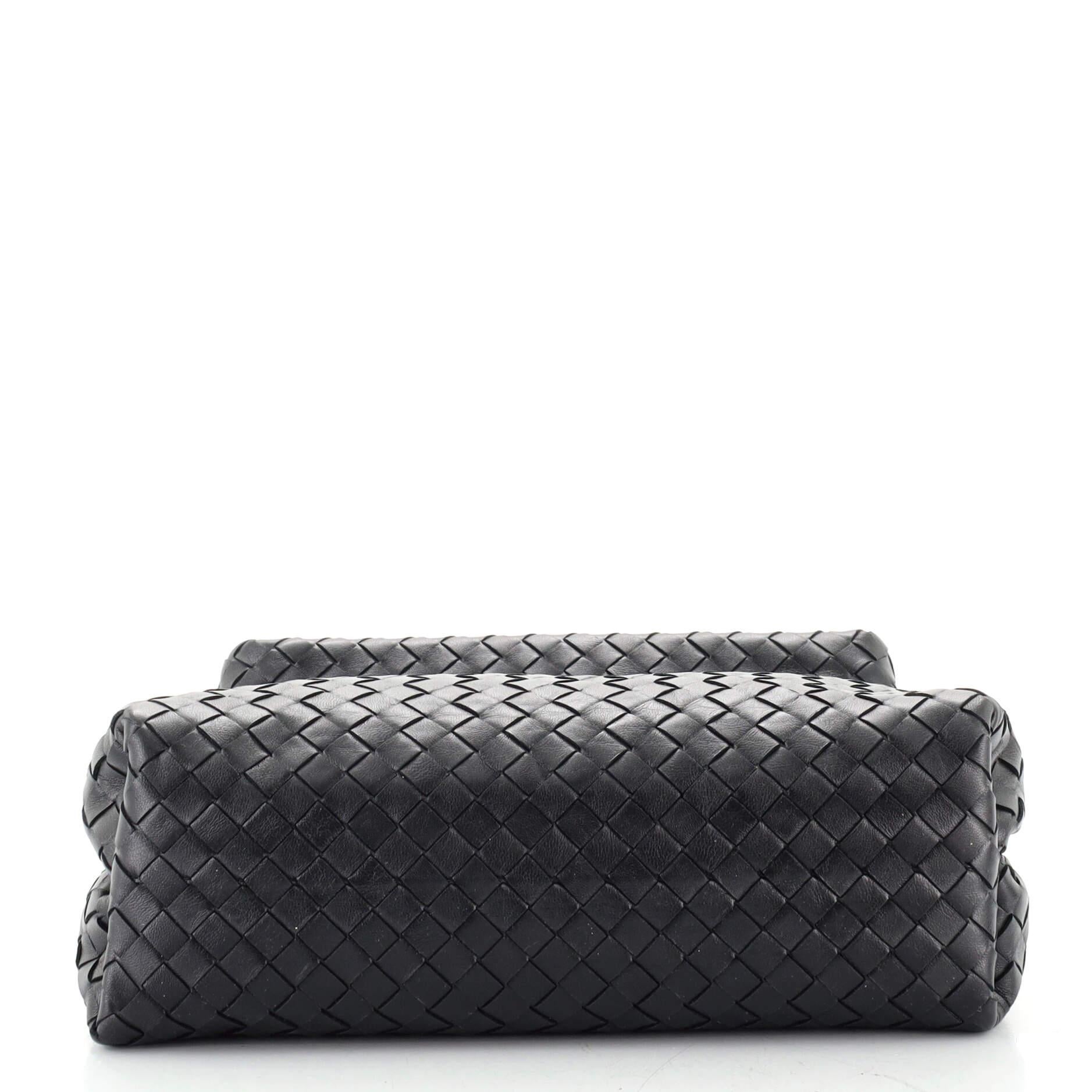 Bottega Veneta Fold Crossbody Bag Intrecciato Nappa Small In Good Condition In NY, NY