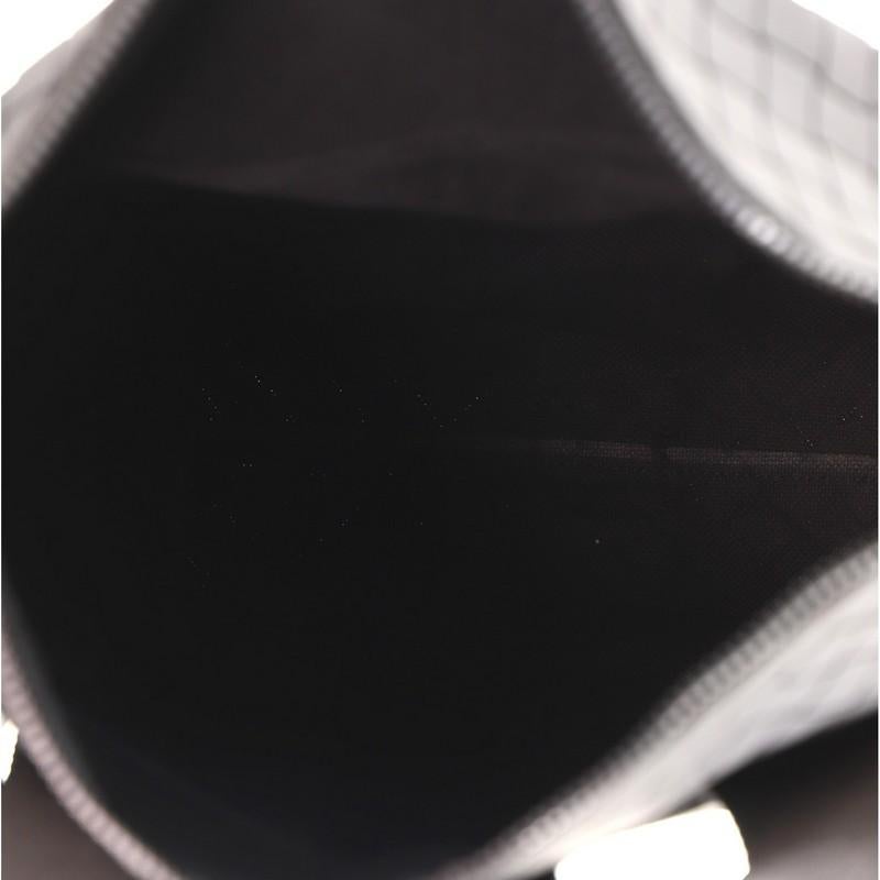 Black Bottega Veneta Fold-Over Backpack Intrecciato Effect Rubber