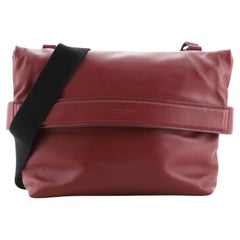 Bottega Veneta Fold Over Crossbody Bag Leather