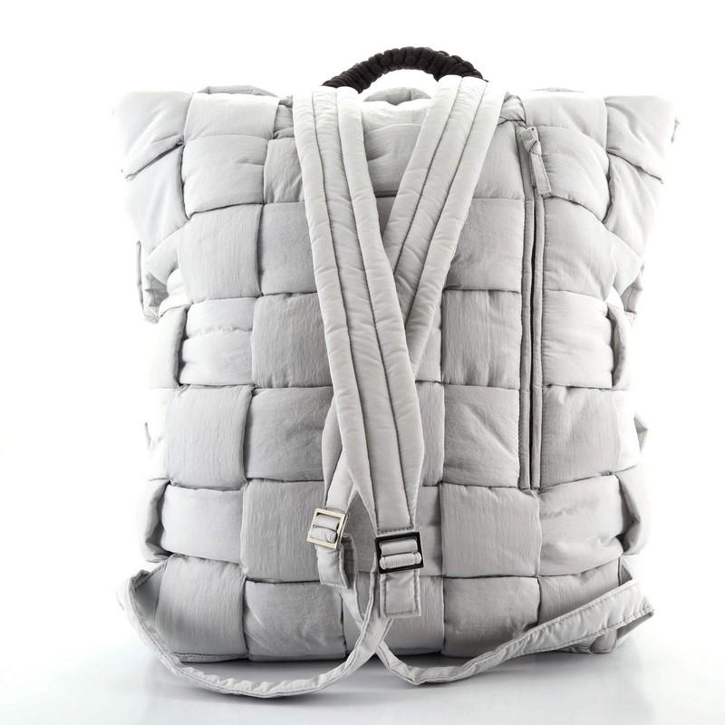 Bottega Veneta Foldes Zaino Imbottito Intrecciato Nylon In condizioni buone a NY, NY