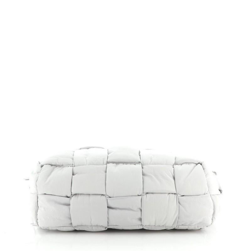 Bottega Veneta Fold-top Padded Backpack Intrecciato Nylon In Good Condition In NY, NY