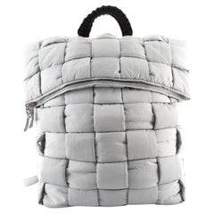 Bottega Veneta Foldes Zaino Imbottito Intrecciato Nylon