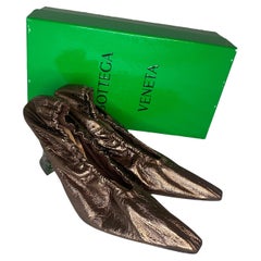 Bottega Veneta Fondant Almond Pumps - Size 40. With Original Box