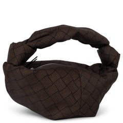 BOTTEGA VENETA Fondant brown jacquard 2021 JODIE MINI Bag