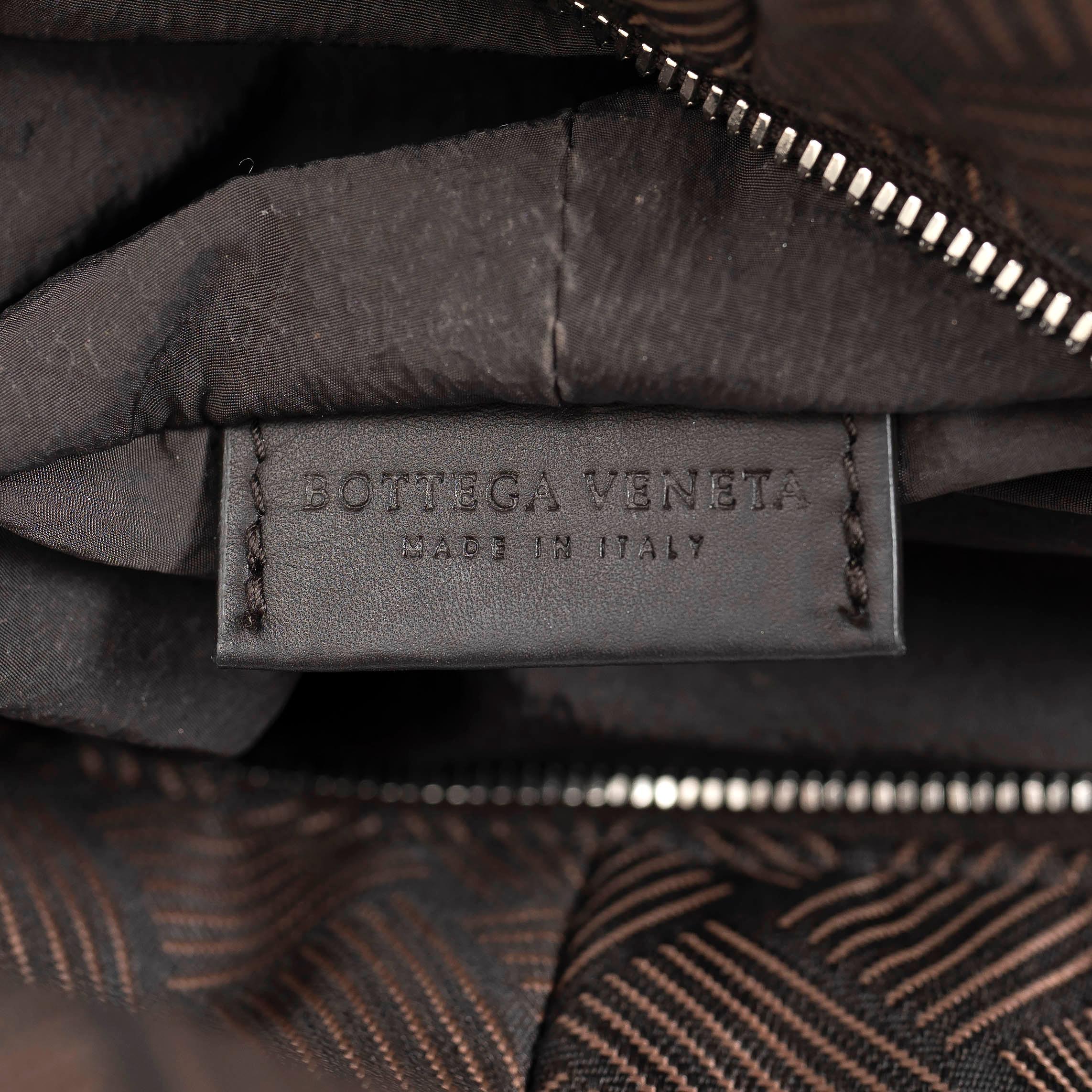 BOTTEGA VENETA Fondant brown jacquard 2021 JODIE MINI Bag 1