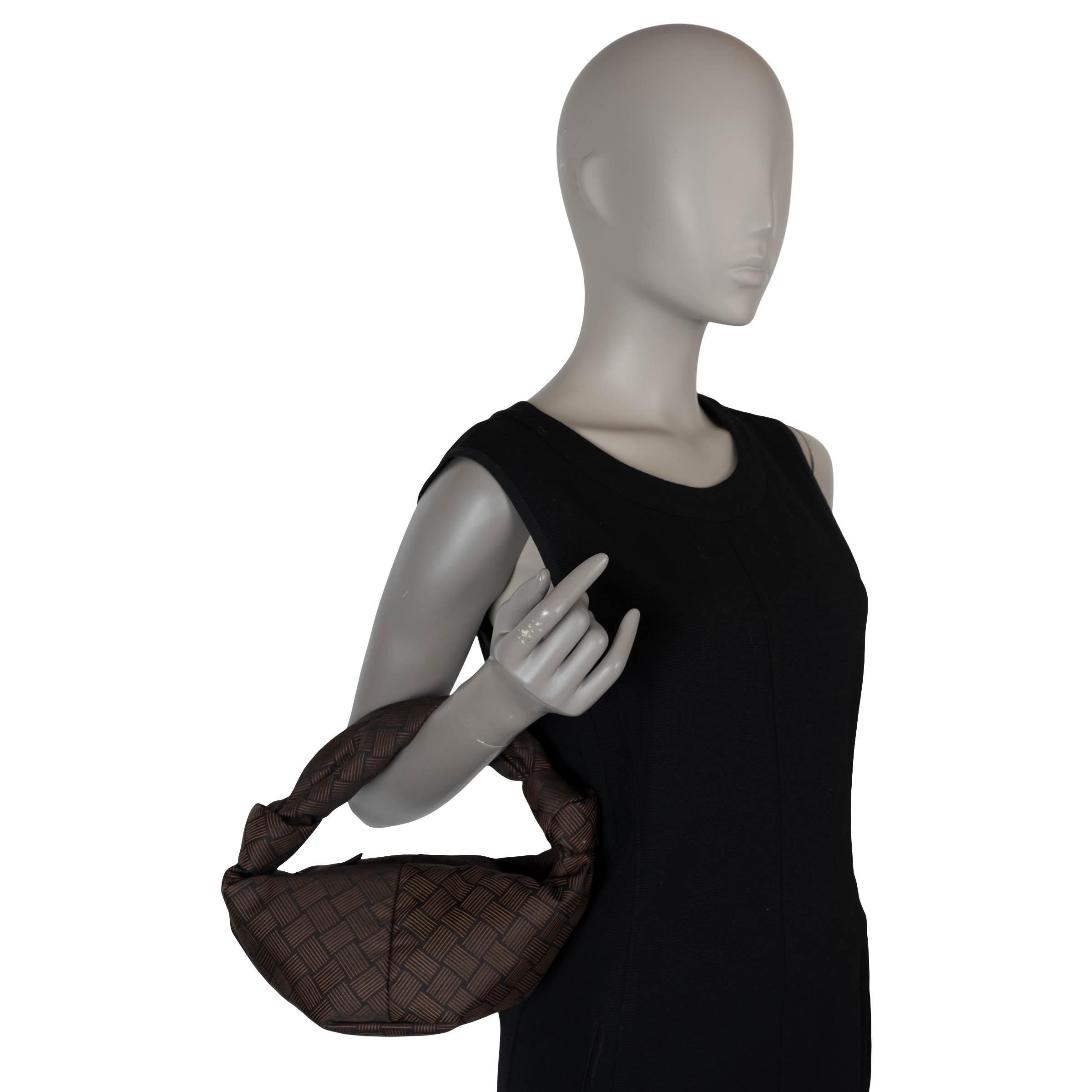 BOTTEGA VENETA Fondant brown jacquard 2021 JODIE MINI Bag 2