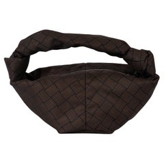 BOTTEGA VENETA Fondant brauner Jacquard 2021 JODIE MINI Tasche