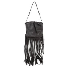 Bolso BOTTEGA VENETA Fondant de piel marrón 2020 FRINGE POUCH