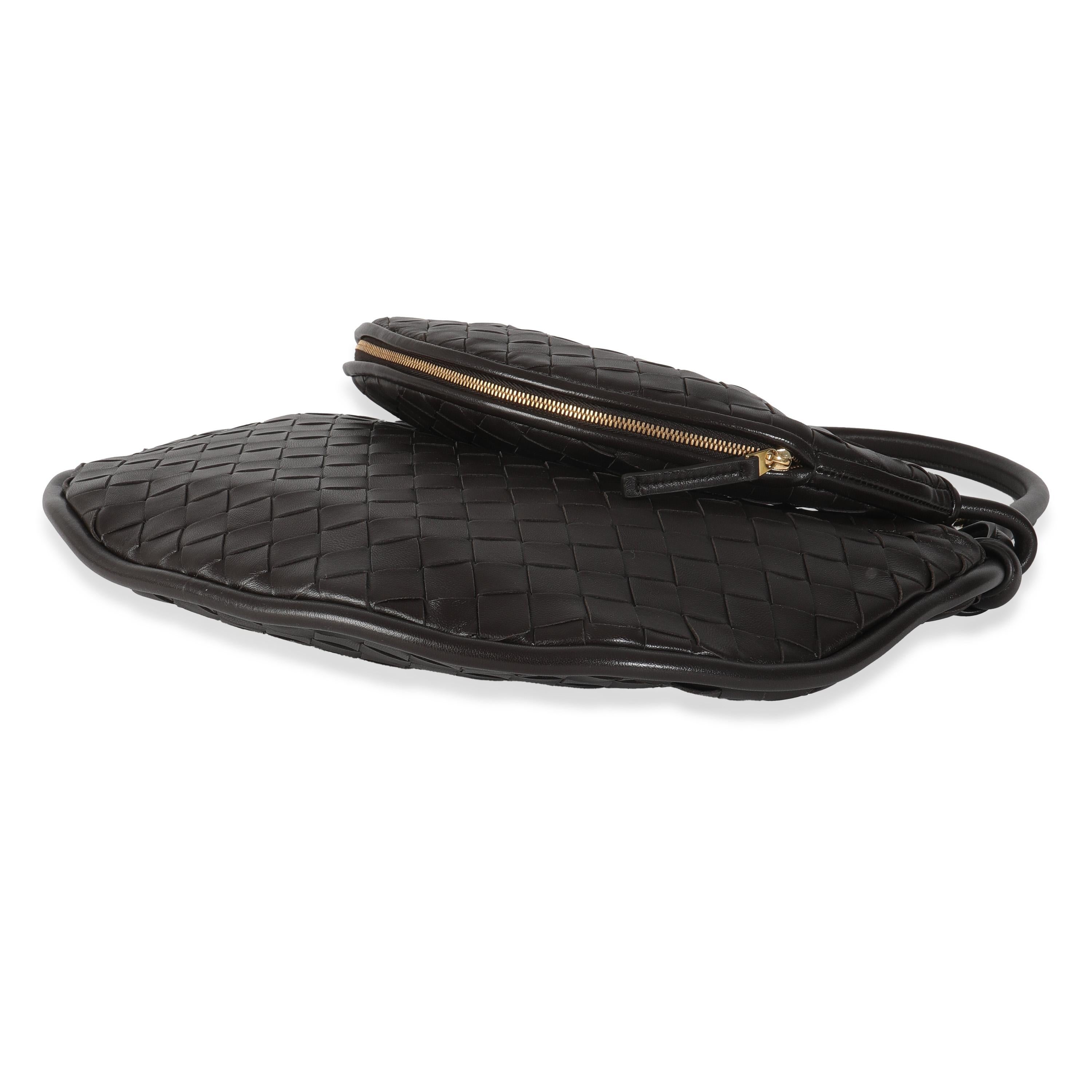 Women's or Men's Bottega Veneta Fondant Muse Brass Intrecciato Medium Gemelli