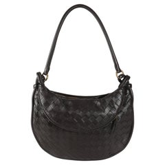Bottega Veneta Fondant Muse Brass Intrecciato Medium Gemelli
