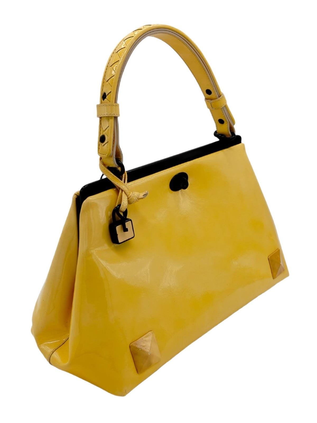 Bottega Veneta Frame Top Handle Bag - '00s In Fair Condition In Milano, IT