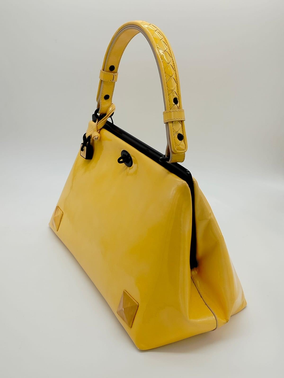 Women's Bottega Veneta Frame Top Handle Bag - '00s