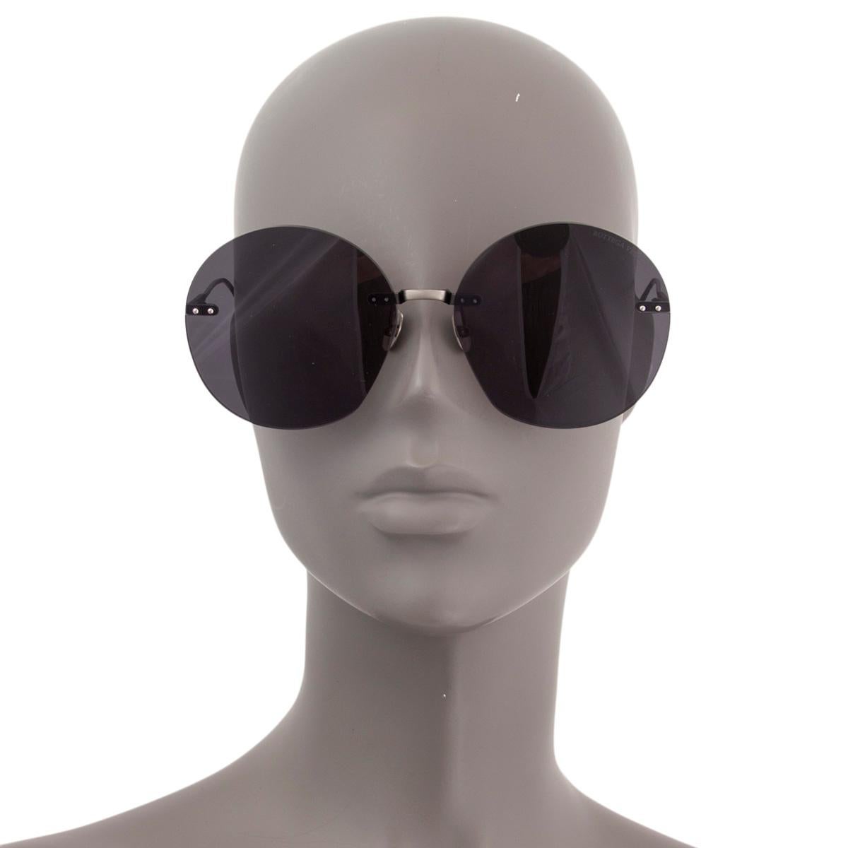 Women's BOTTEGA VENETA frameless grey ROUND Sunglasses BV0178S