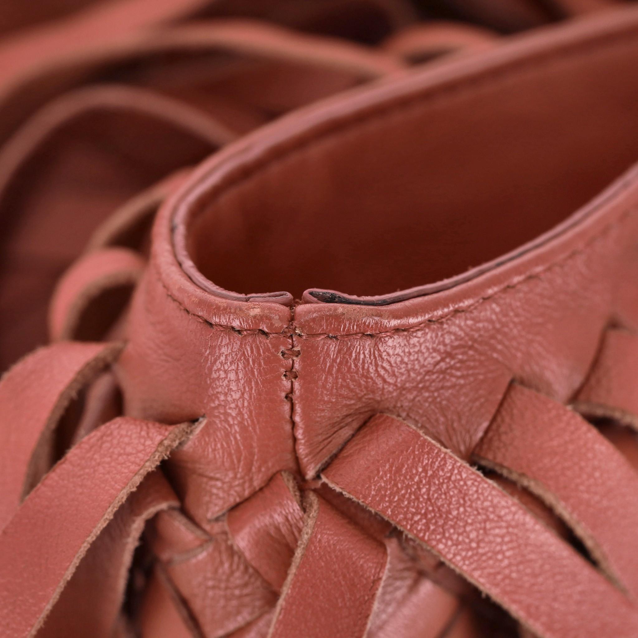 Sac cabas Intrecciato à franges Bottega Veneta en vente 3