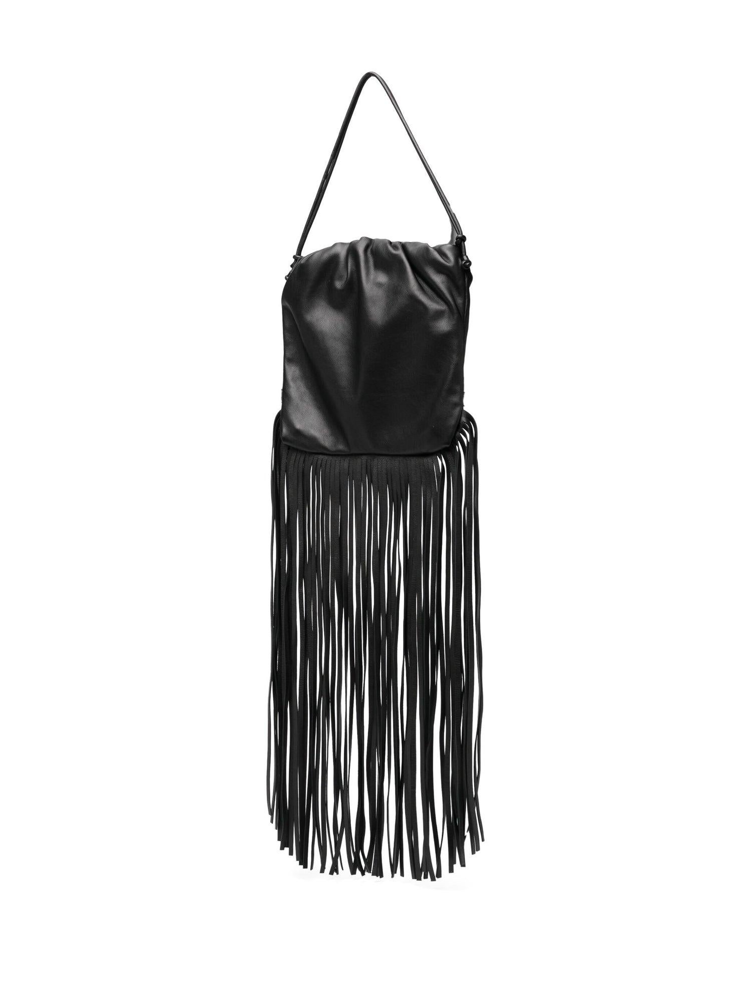 Bottega Veneta Fringe Pouch Bag In Excellent Condition For Sale In London, GB
