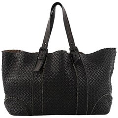 Bottega Veneta Fringe Seam A-Shape Tote Intrecciato Nappa Large