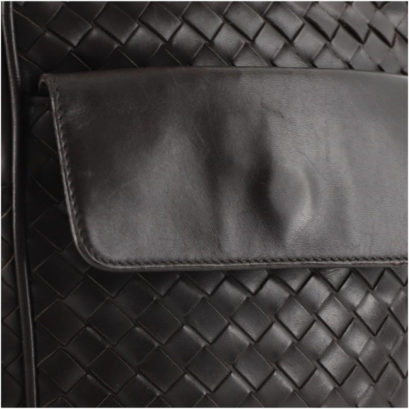 Bottega Veneta Front Pocket Messenger Bag Intrecciato Nappa Small In Fair Condition In NY, NY