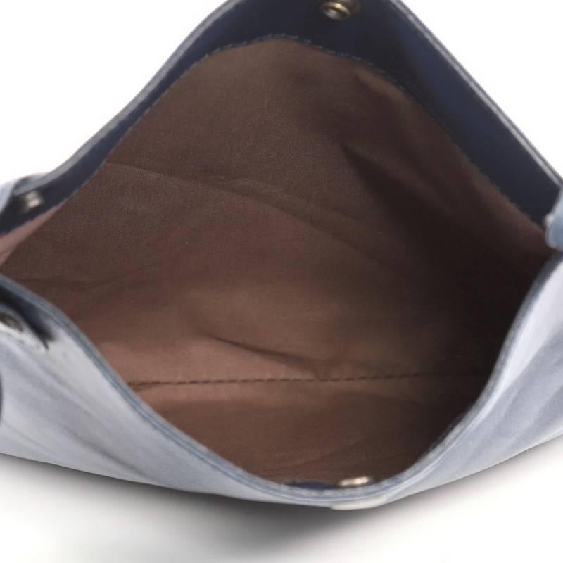 Bottega Veneta Front Pocket Messenger Bag Leather with Intrecciato Detail Small 5