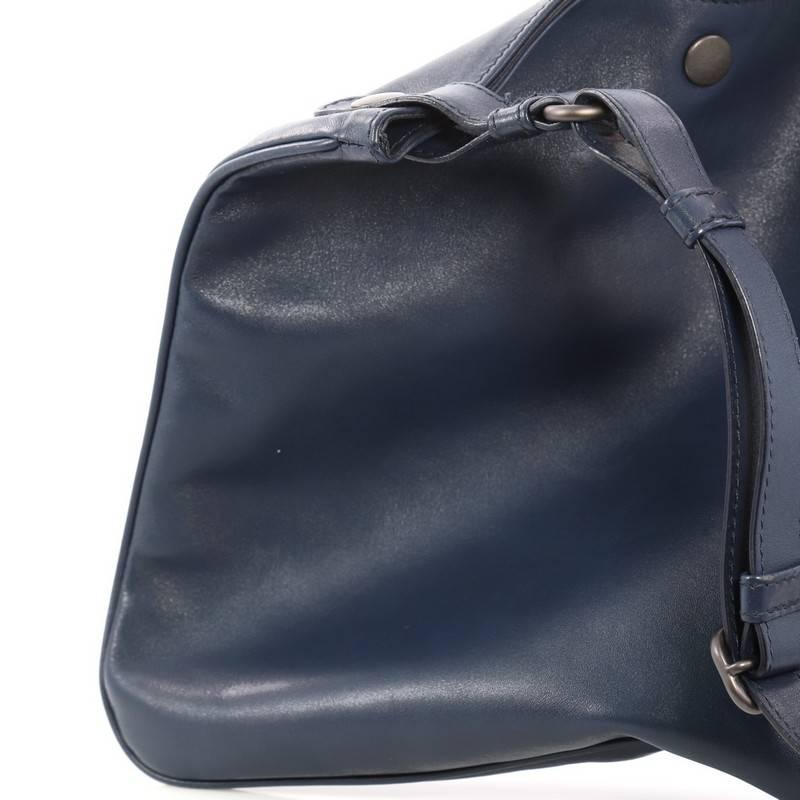 Women's or Men's Bottega Veneta Front Pocket Messenger Bag Leather with Intrecciato Detail Small