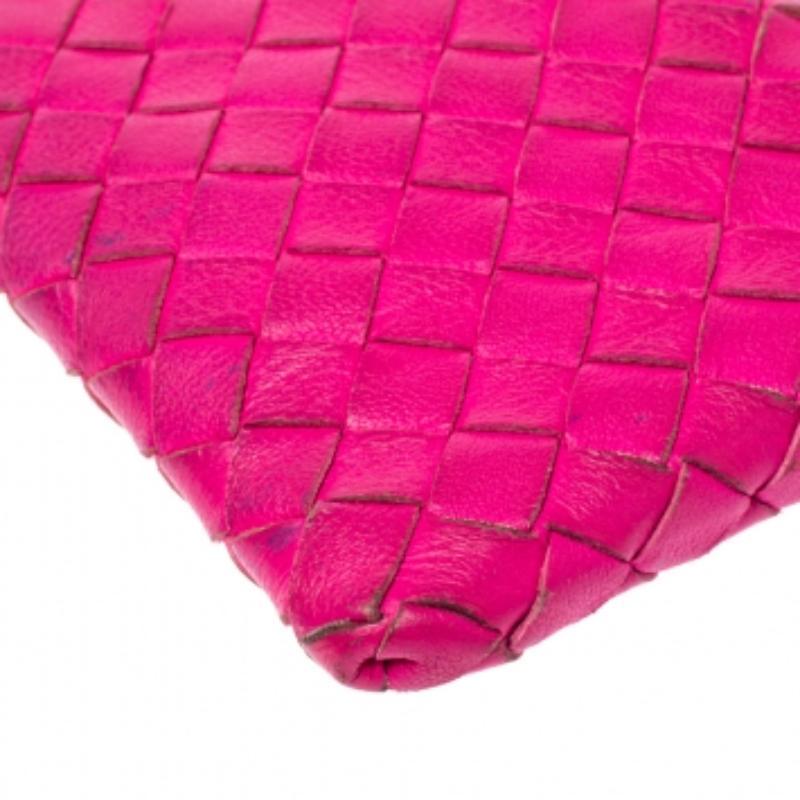 Bottega Veneta Fuchsia Intrecciato Nappa iPhone 5 Case For Sale 1