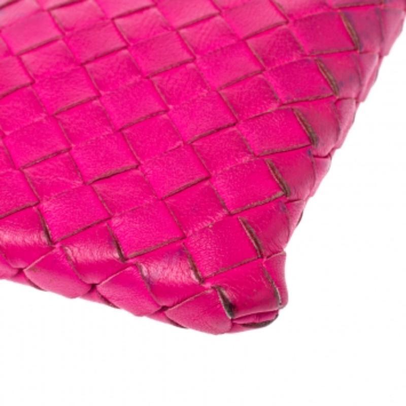 Bottega Veneta Fuchsia Intrecciato Nappa iPhone 5 Case For Sale 2