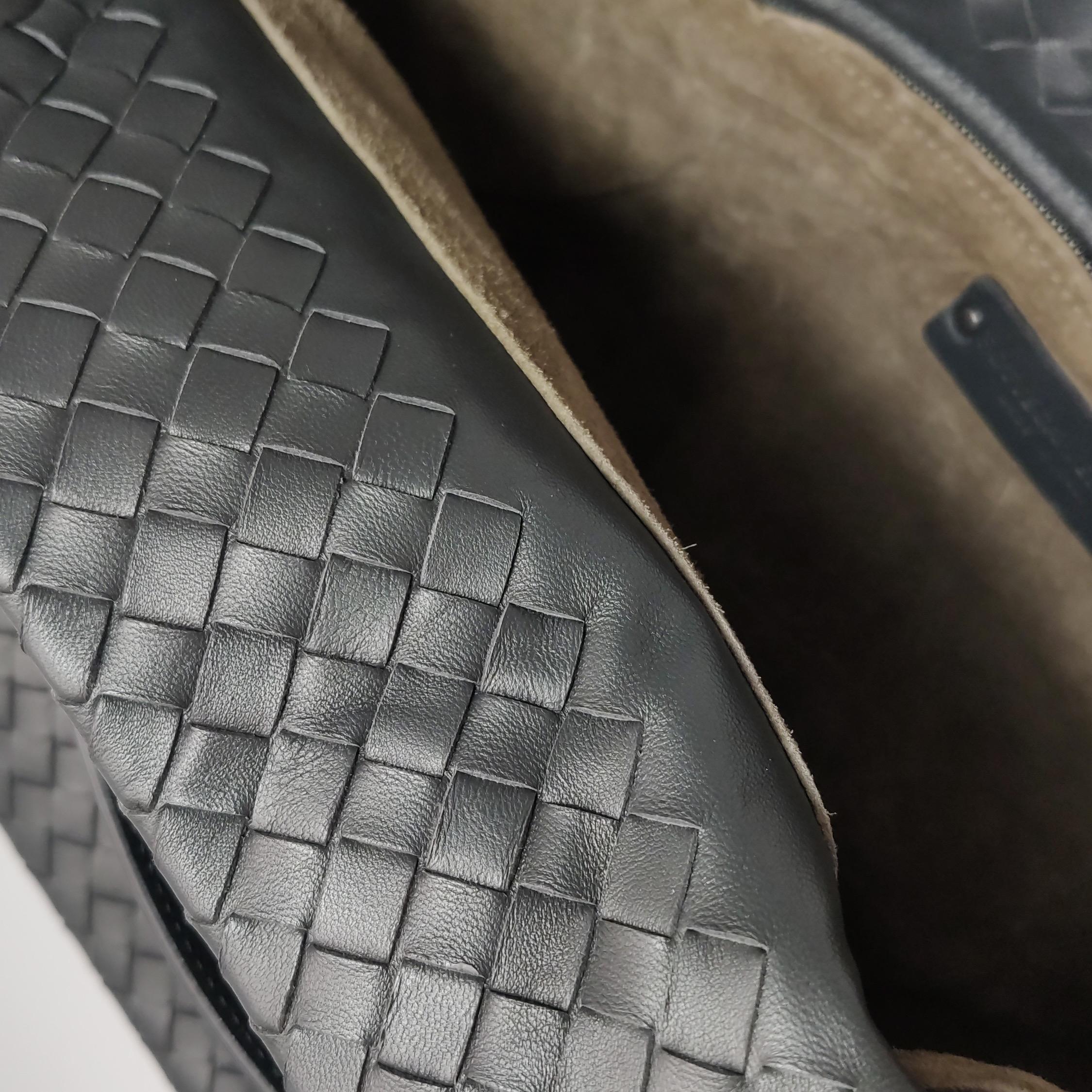 Bottega Veneta Garda Noir Intrecciato Cuir Nappa Large 33cm en vente 3