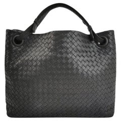 Bottega Veneta Garda Nero Intrecciato Nappa Grande 33cm
